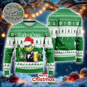 Heineken Grinch Best Gifts For Holiday 2025 Christmas Ugly Sweater