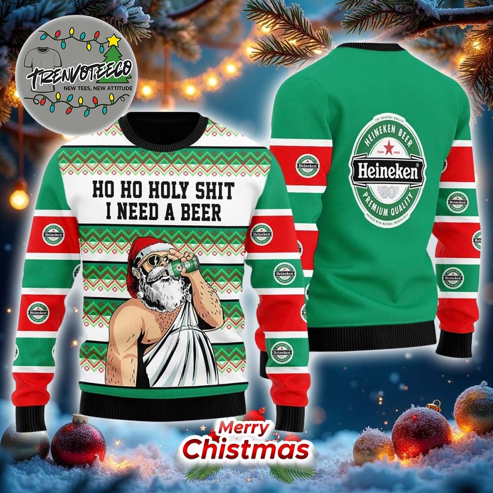 Heineken Santa Need A Beer Best Gifts For Holiday 2025 Christmas Ugly Sweater Heineken Santa Need A Beer Best Gifts For Holiday 2025 Christmas Ugly Sweater