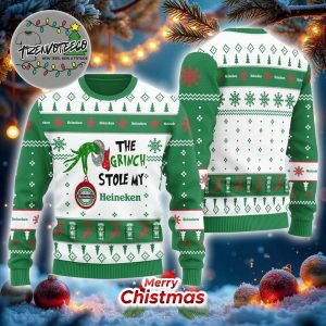 Heineken The Grinch Stole Best Gifts For Holiday 2025 Christmas Ugly Sweater