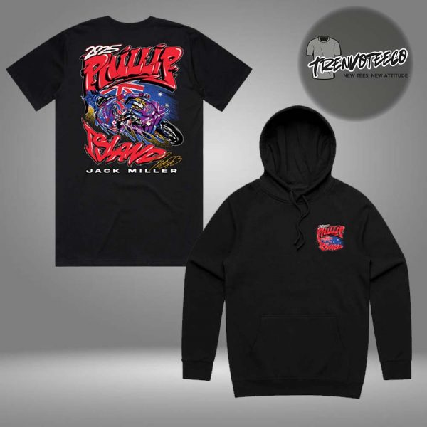 Jack Miller Merch JM43 Phillip Island 2025 Two Sided Unisex T-Shirt