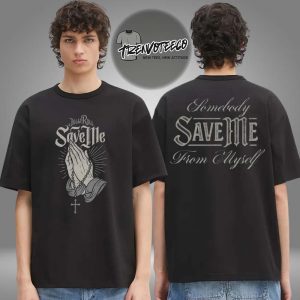Jelly Roll Praying Hands Save Me Two Sided Unisex T-Shirt