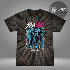 KPop Demon Hunters Merch Store Saja Boys Unisex Tie-Dye T-Shirt