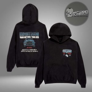 Kendrick Lamar Grand National Tour Merch Auto Repair LATAM Two Sided HoodieShirt
