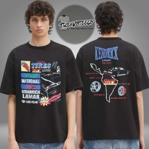Kendrick Lamar Grand National Tour Merch Hey Now Pay Now LATAM Two Sided Unisex T-Shirt