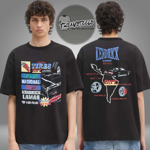 Kendrick Lamar Grand National Tour Merch Hey Now Pay Now LATAM Two Sided Unisex T-Shirt