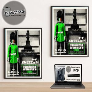 Kneecap Poster Show At Ovo Arena Wembley In London On September 18 2025 Home Decor Poster Canvas
