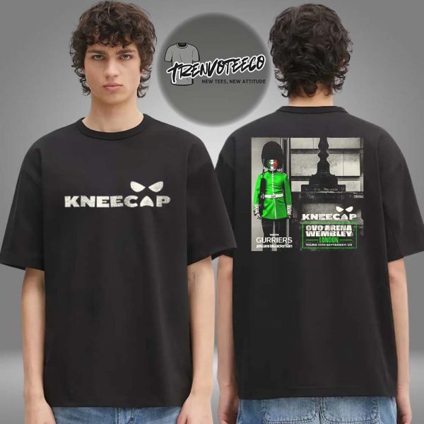 Kneecap Poster Show At Ovo Arena Wembley In London On September 18 2025 Two Sided Unisex T-Shirt