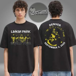 Linkin Park From Zero World Tour At  Ball Arena In Denver On September 3 2025 Two Sided Unisex T-Shirt