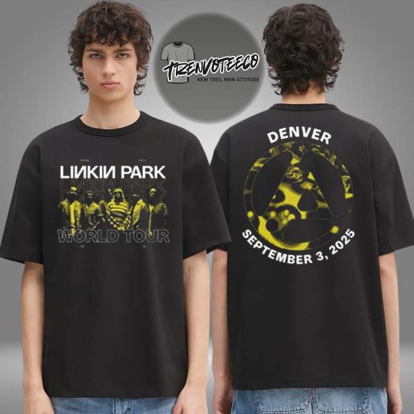 Linkin Park From Zero World Tour At  Ball Arena In Denver On September 3 2025 Two Sided Unisex T-Shirt
