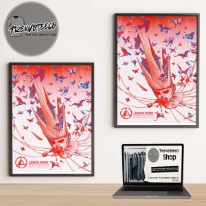 Linkin Park From Zero World Tour At Climate Pledge Arena In Seattle On September 24 2025 Home Decor Poster Canvas