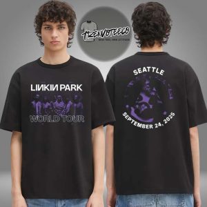 Linkin Park From Zero World Tour At Climate Pledge Arena In Seattle On September 24 2025 Two Sided Unisex T-Shirt