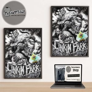 Linkin Park From Zero World Tour Merch At SAP Center In San Jose On September 15 2025 Home Decor Poster Canvas