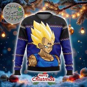 Majin Vegeta Dragon Ball Z Premium Game Anime Ugly Sweater