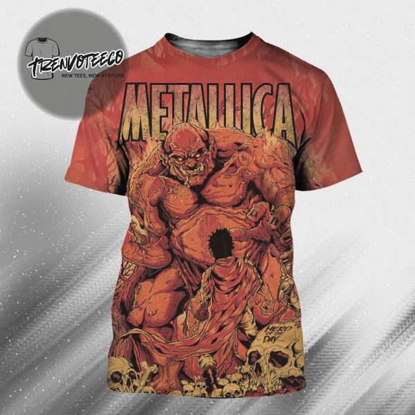 Metallica Hero Of The Day Poster Art All Over Print Shirt