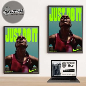 Nike x Faith Kipyegon Cover Athlete Poster Just Do It Home Decor Poster Canvas