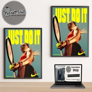 Nike x Quinwen Zheng Cover Athlete Poster Just Do It Home Decor Poster Canvas