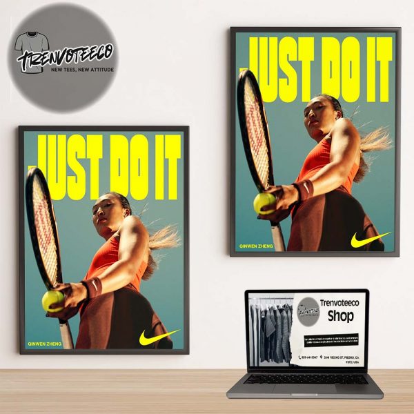 Nike x Quinwen Zheng Cover Athlete Poster Just Do It Home Decor Poster Canvas
