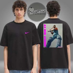 Nike x Shreyas Iyer Cover Athlete Poster Just Do It Two Sided Unisex T-Shirt