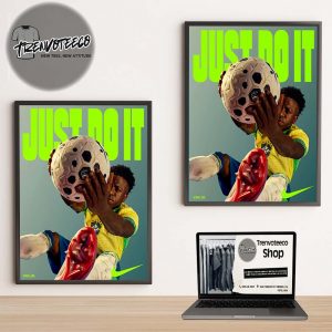 Nike x Vinicius Jr Cover Athlete Poster Just Do It Home Decor Poster Canvas