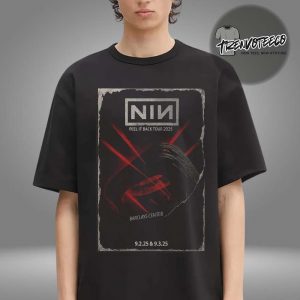 Nine Inch Nails Peel IT Back Tour 2025 Poster At Barclays Center In Brooklyn NY On September 03 2025 Unisex T-Shirt