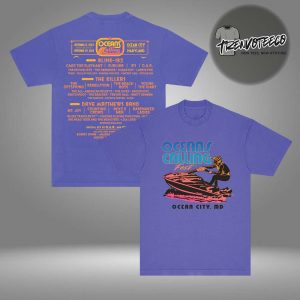 Oceans Calling Merch Jetski Lineup Two Sided Unisex T-Shirt