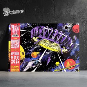 Phish Dry Goods At Hampton Coliseum In Hampton VA On September 19 20 21 2025 30 Years Of Phish At Hampton Coliseum Home Decor Poster Canvas