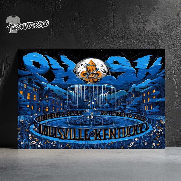 Phish Dry Goods Poster Music Show Bourbon & Beyond At Louisville Kentucky On September 12 2025 Home Decor Poster Canvas