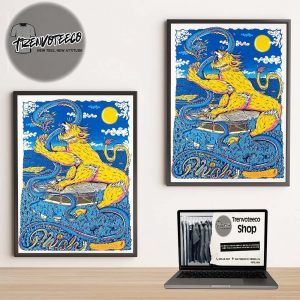 Phish Dry Goods Poster Show At Ameris Bank Amphitheatre In Alpharetta GA On September 16 17 2025 Home Decor Poster Canvas