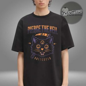 Pierce The Veil Halloween Dark Cat Event Merch Unisex T-Shirt