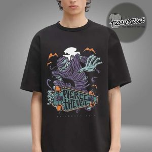 Pierce The Veil Halloween Mummy Skateboard Event Merch Unisex T-Shirt