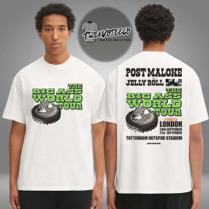 Post Malon x Jelly Roll The Big Ass World Tour At Tottenham Hotspur Stadium In Lodon UK On September 20 21 2025 Two Sided Unisex T-Shirt