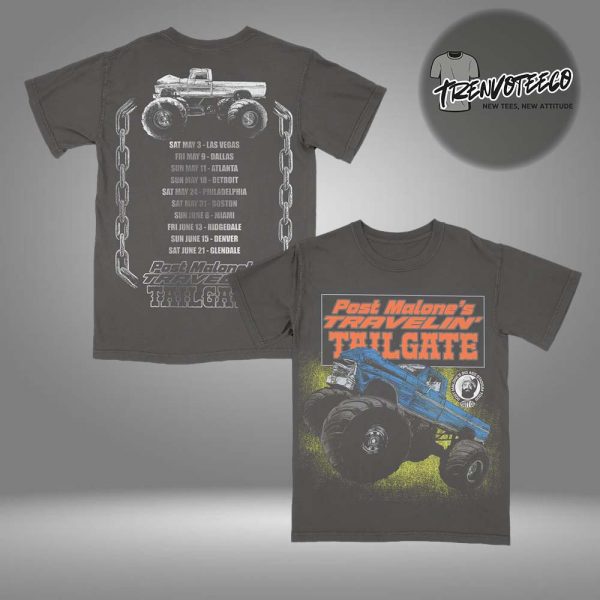 Post Malone Merch Tailgate Post Malone’s Travelin Unisex T-Shirt