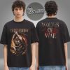 Powerwolf Merch Usa Tour 2025 Wolves Of War Two Sided Unisex T-Shirt