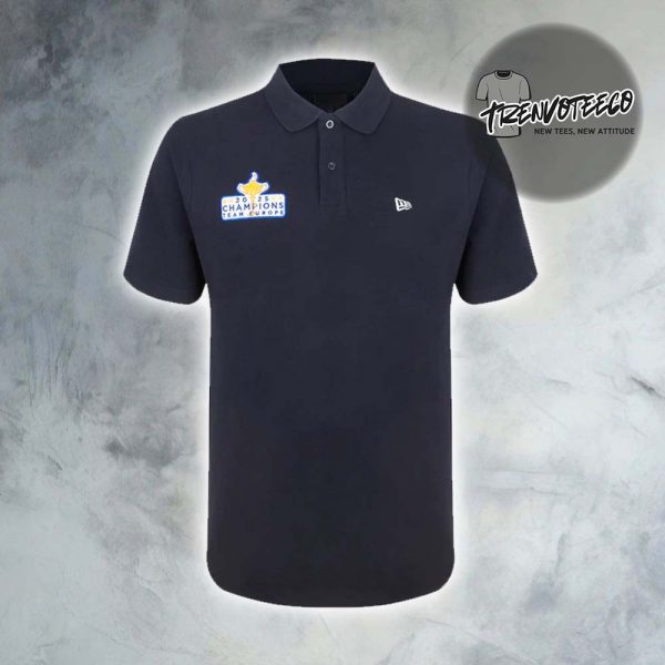 Ryder Cup Merch 2025 Ryder Cup New Era Winners Unisex Navy Polo