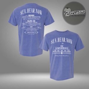 Sea Hear Now Music Festvial Event Merch Asbury Lineup Two Sided Unisex T-Shirt