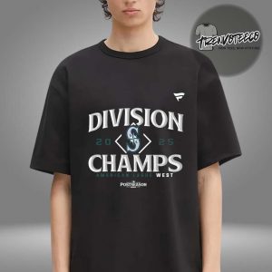 Seattle Mariners Division Champs 2025 AL West Champions Unisex T-Shirt