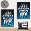 Seattle Mariners Al West Champs First Time Since 2001 Home Decor Poster Canvas