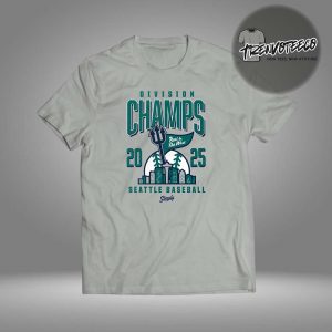 Seattle Mariners Merch Northwest Royalty 2025 Division Champs Seattle Baseball Unisex T-Shirt