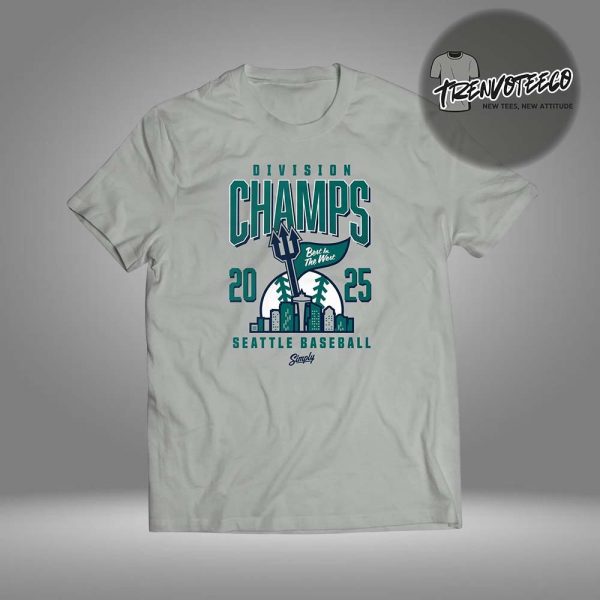 Seattle Mariners Merch Northwest Royalty 2025 Division Champs Seattle Baseball Unisex T-Shirt
