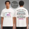 Shaky Knees Merch Music Festival Skeleton Punk Lineup Two Sided Unisex T-Shirt