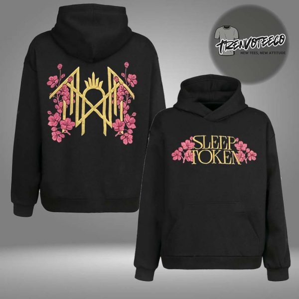 Sleep Token Merch Louder Than Life On September 19 2025 Blossom Two Sided HoodieShirt