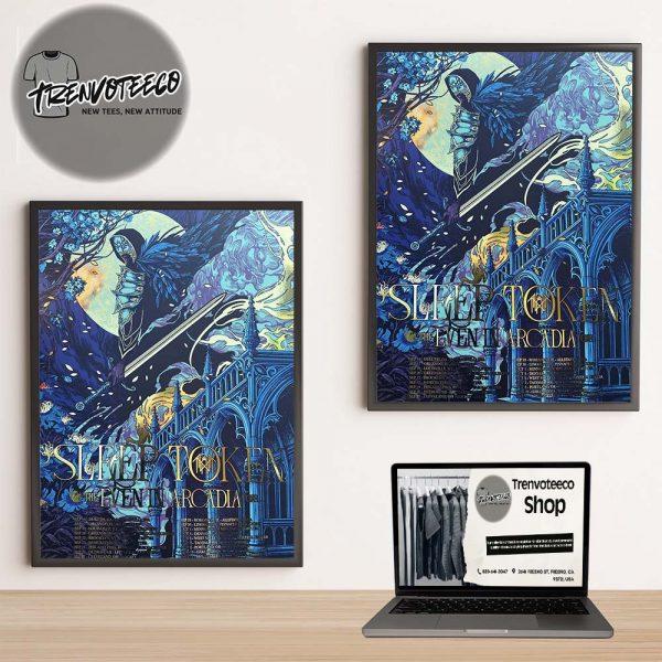 Sleep Token Merch The Event In Arcadia Schedule Home Decor Poster Canvas