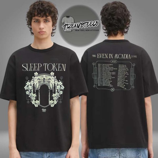 Sleep Token Merch The Event In Arcadia Schedule Two Sided Unisex T-Shirt