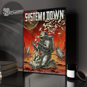 System Of A Down At Soldier Field In Chicago IL On August 31 And September 1 2025 Home Decor Poster Canvas