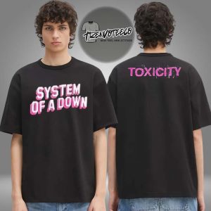 System Of A Down North America Tour 2025 At Rogers Stadium Toronto On September 3 5 2025 Event Merch Toxicity Two Sided Unisex T-Shirt