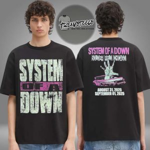 System Of A Down Soldier Field Chicago 2025 Event Tee On August 31 And September 1 2025 Two Sided Unisex T-Shirt