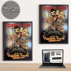 System Of A Down Soldier Field Chicago 2025 Limited Edition Home Decor Poster Canvas