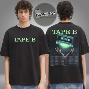 Tape B Merch Fall Tour 2025 The Soundtrack To Everything You Forgot Schedule Two Sided Unisex T-Shirt