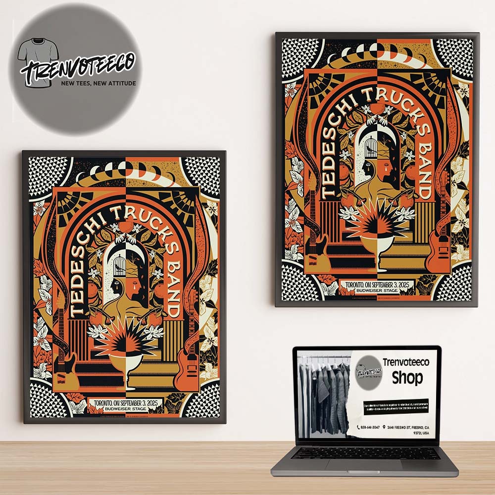 Tedeschi Trucks Band At Budweiser Stage In Toronto ON On September 3 2025 Home Decor Poster Canvas