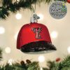 Texas Tech Red Raiders Basketball Cap NCAA Gifts For Fan Christmas Tree Decorations Ornament